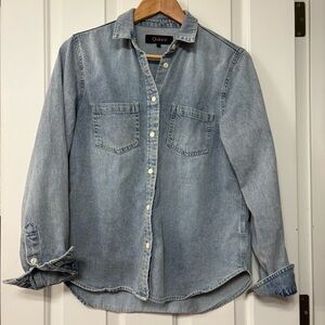 Quince Light Blue Denim Shirt